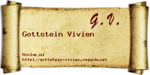 Gottstein Vivien névjegykártya